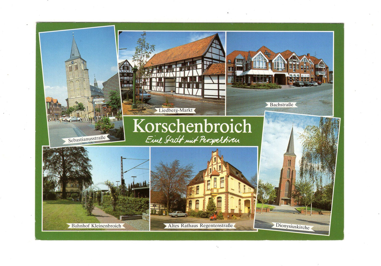 Ansichtskarte Korschenbroich / Bachstraße / Altes Rathaus +++