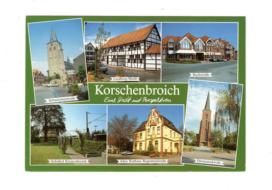Ansichtskarte Korschenbroich / Bachstraße / Altes Rathaus +++