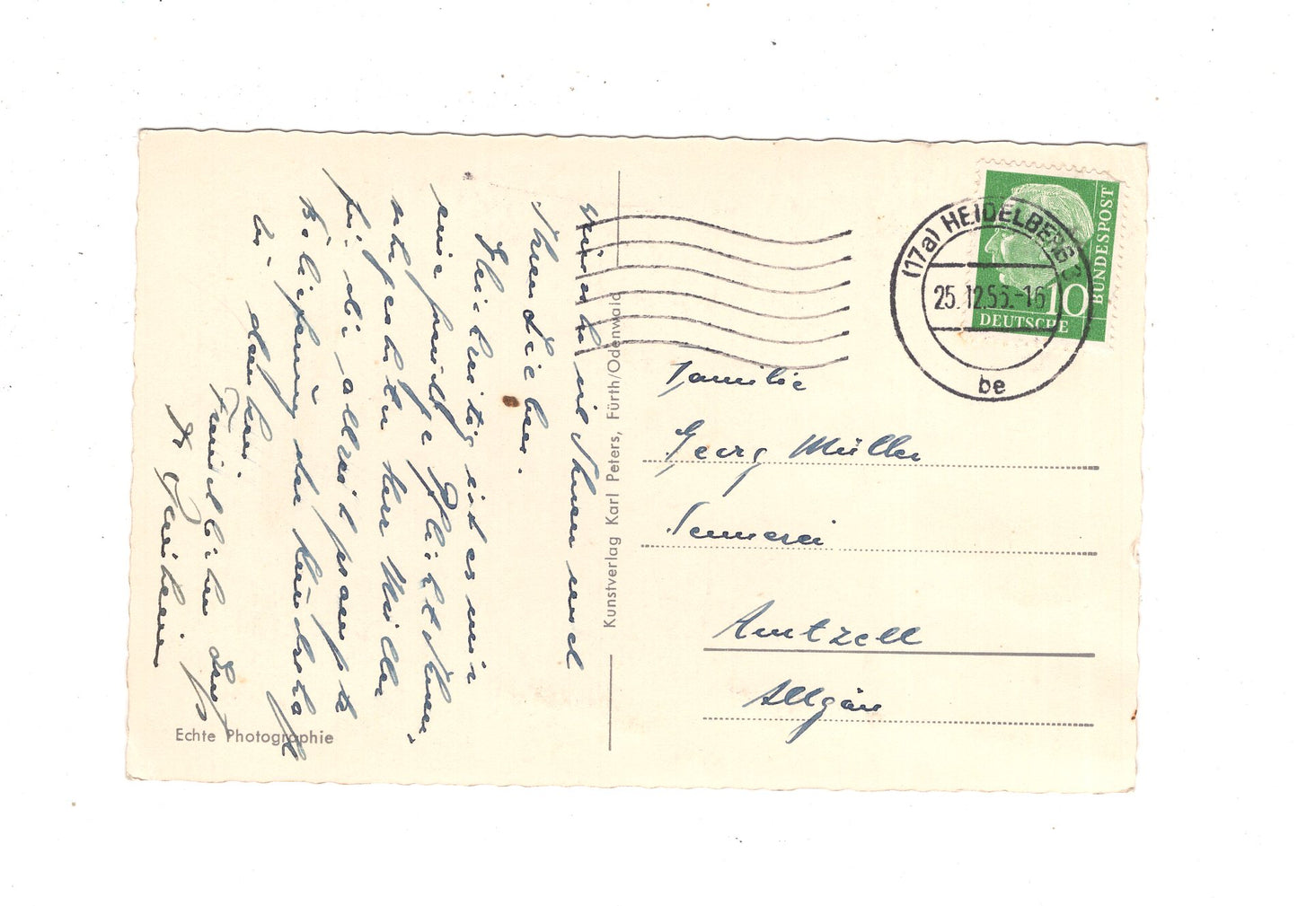 Ansichtskarte Feiertage / Frohe Weihnachten / K1-60