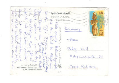 Ansichtskarte Abu-Simbel / Tempel / Ägypten