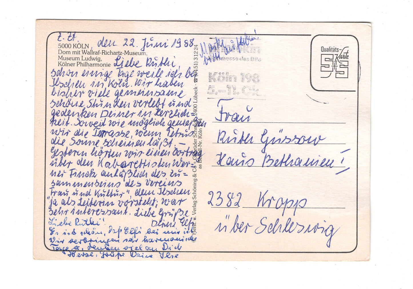 Ansichtskarte Köln am Rhein / Dom mit Wallraf-Richartz-Museum +++ / G1-58