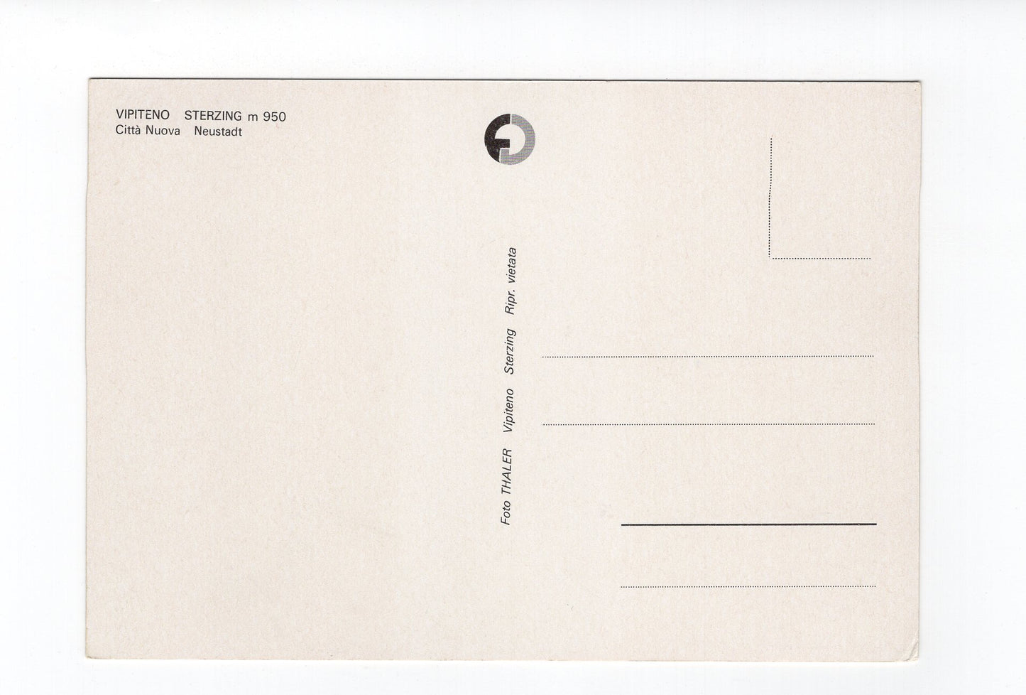 Ansichtskarte Sterzing / Neustadt / Südtirol / Italien