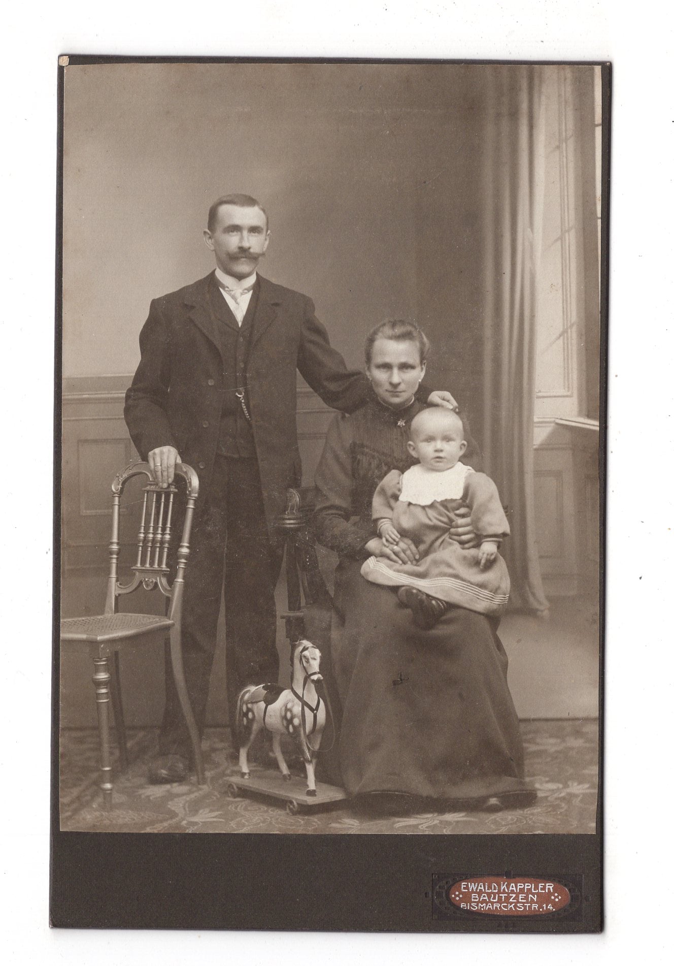 Fotografie Schönes Familienbild - Bautzen 1900er / CAB U-19
