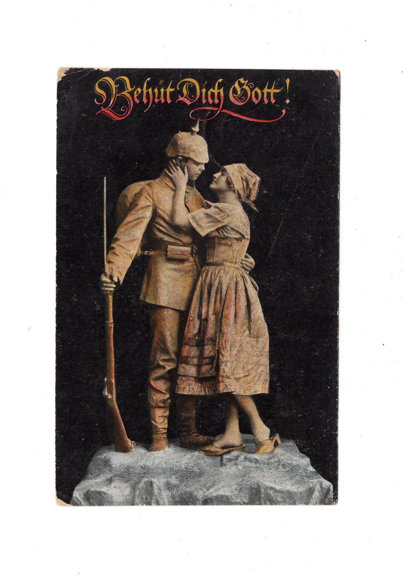 Ansichtskarte / Feldpost / Patriotische Karte / IR 82 - 1917