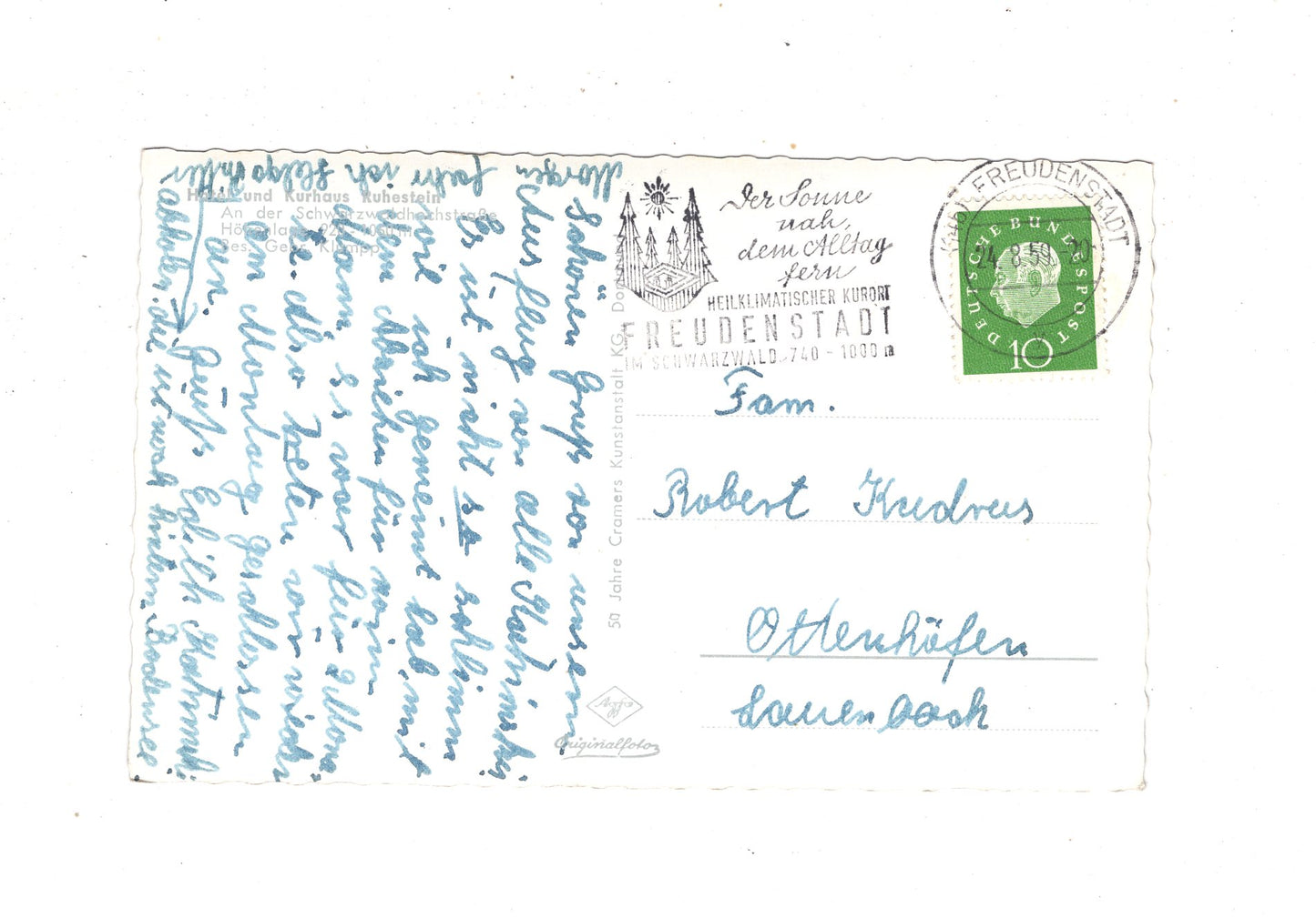 Ansichtskarte Ruhestein an der Schwarzwaldhochstraße / K1-57