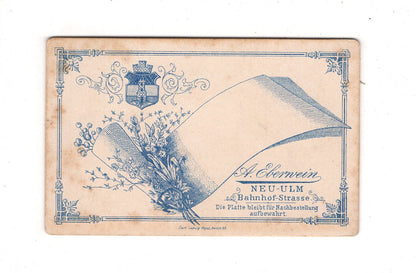 Fotografie Soldat - Neu-Ulm um 1890 / CDV M1-05