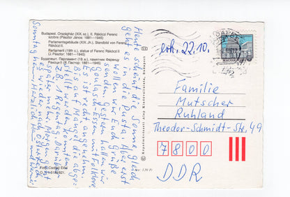 Ansichtskarte Budapest / Parlamentsgebäude / Ungarn