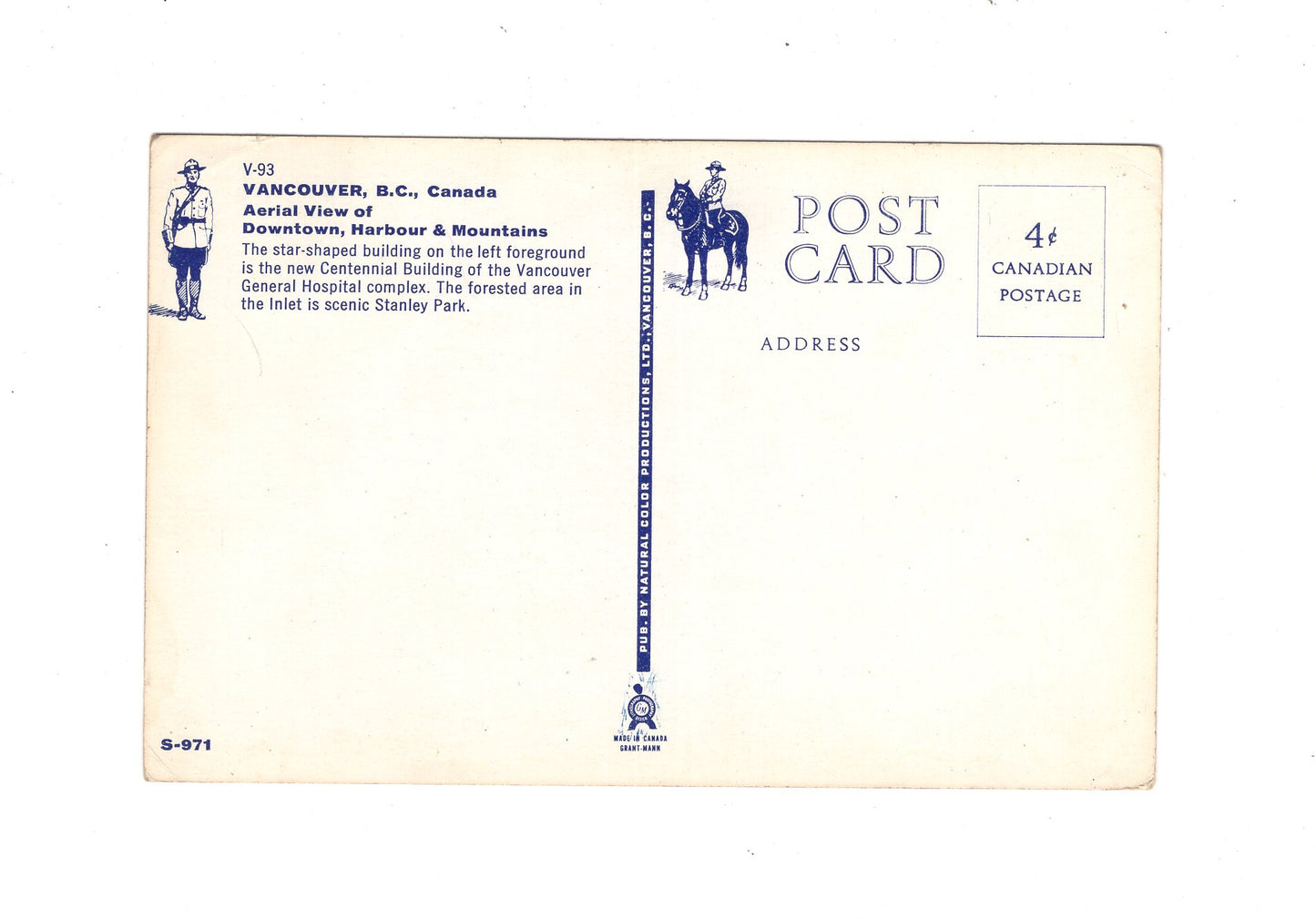 Ansichtskarte Vancouver / British Columbia / Kanada