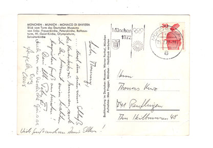 Ansichtskarte München / Blick vom Turm des Deutschen Museums / I1-67