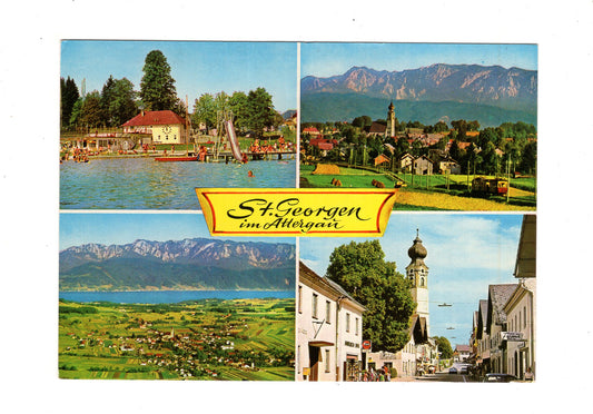 Ansichtskarte St. Georgen am Attersee / Salzkammergut / Österreich