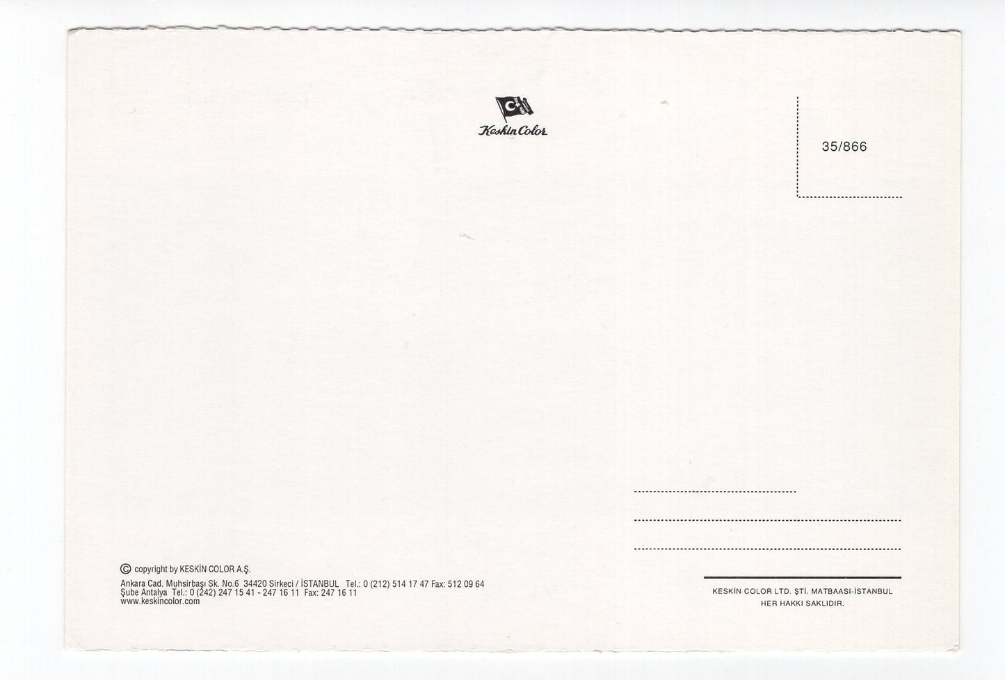 Ansichtskarte Efes / Izmir / The Plan of Ephesus / Türkei