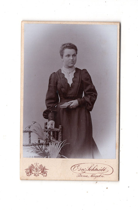 Fotografie Feine Dame - Pirna / Mügeln 1890er