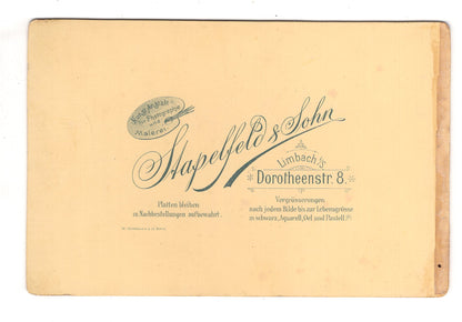 Fotografie Feine Dame - Limbach um 1890 / CAB W-22