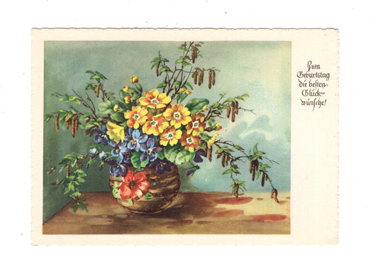 Ansichtskarte Glückwünsche / Glückwunsch zum Geburtstag / L1-56