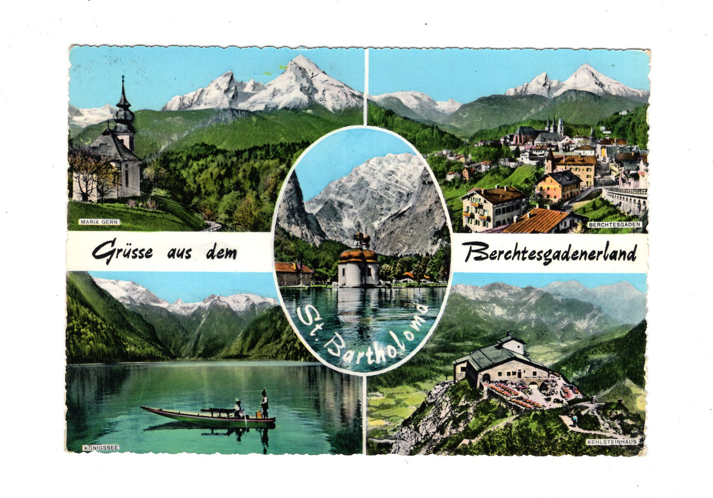 Ansichtskarte Berchtesgadener Land