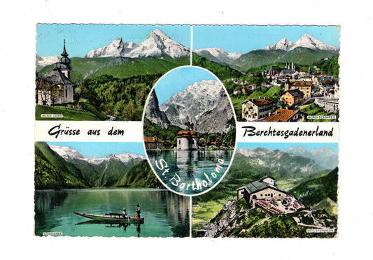 Ansichtskarte Berchtesgadener Land