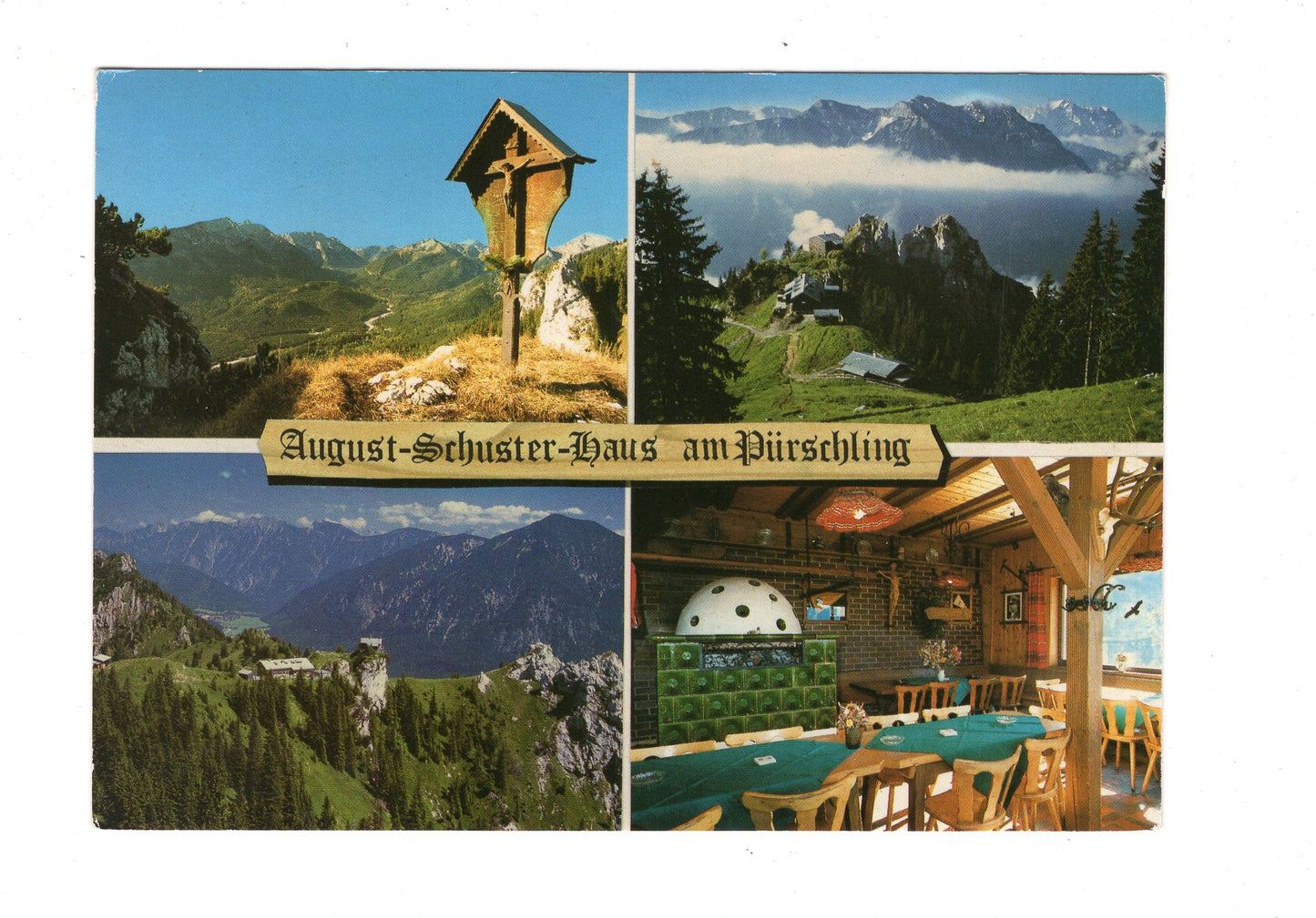 Ansichtskarte August-Schuster-Haus am Pürschling / Unterammergau / I1-51