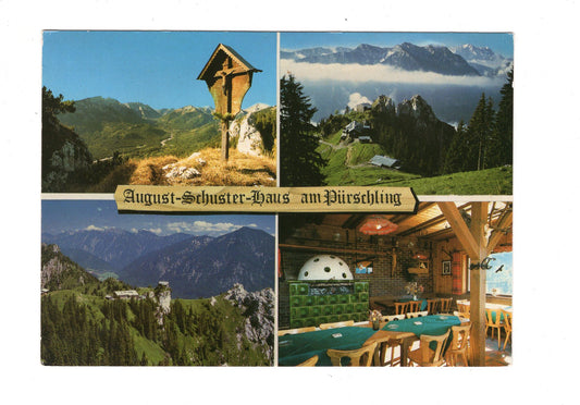 Ansichtskarte August-Schuster-Haus am Pürschling / Unterammergau / I1-51