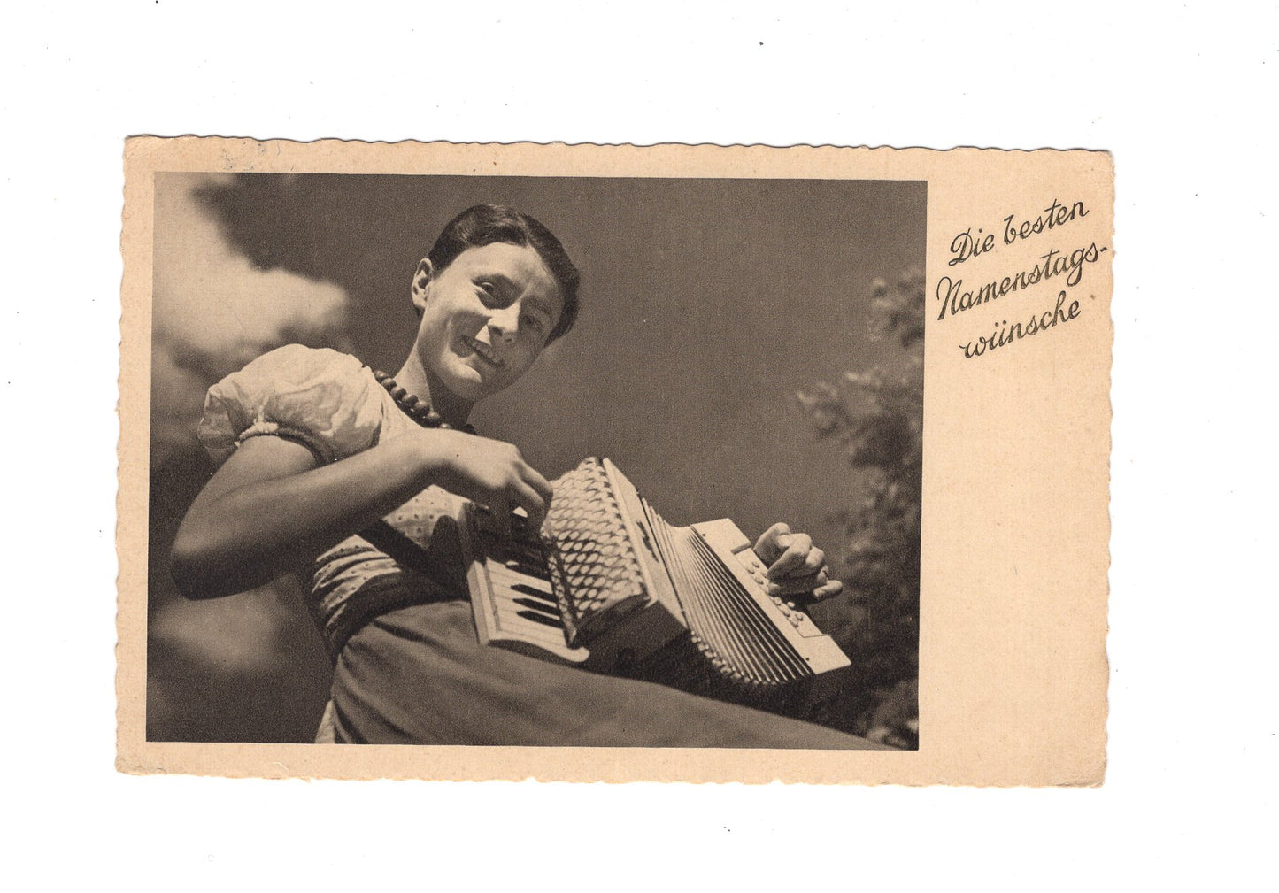 Ansichtskarte / Feldpost Glückwunsch zum Namenstag