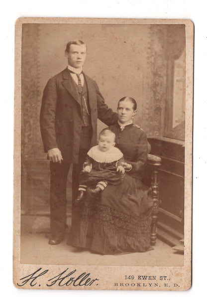 Fotografie Schönes Familienbild - Brooklyn / USA 1880er / CAB U-19