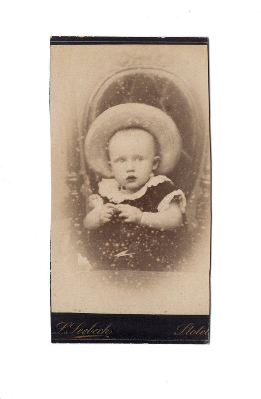 Fotografie Niedliches kleines Kind - Stotel 1880er