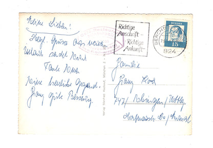 Ansichtskarte Berchtesgadener Land