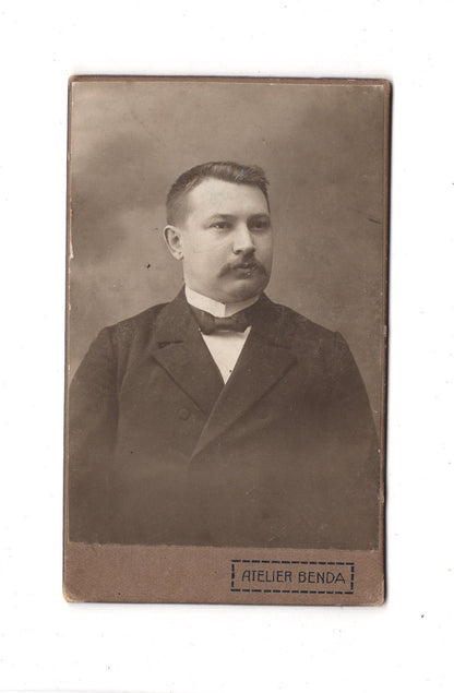Fotografie Herrenportrait - Prag / Ml. Boleslav 1900er / CDV C1-21