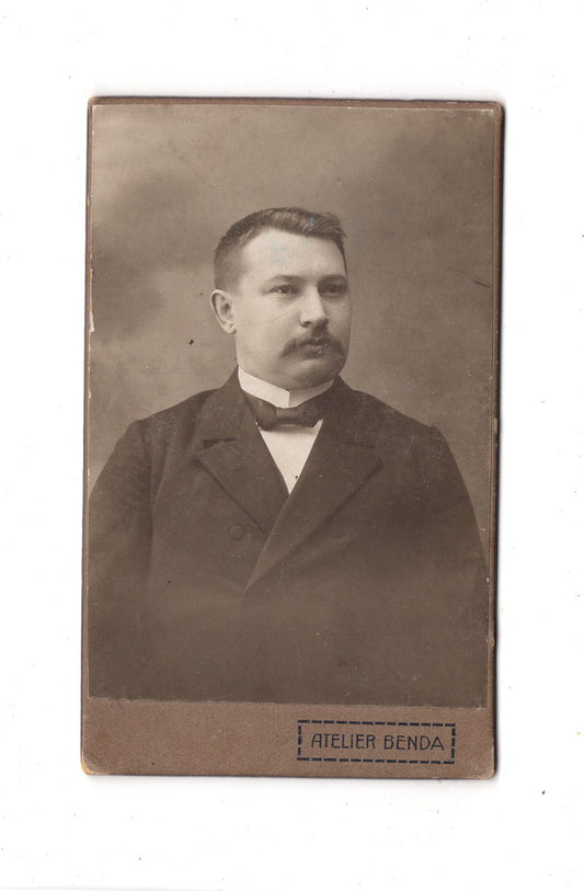 Fotografie Herrenportrait - Prag / Ml. Boleslav 1900er / CDV C1-21
