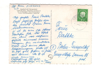 Ansichtskarte Gaststätte und Pension Jagdschloss Fahrenbühl / Kirchenlamitz