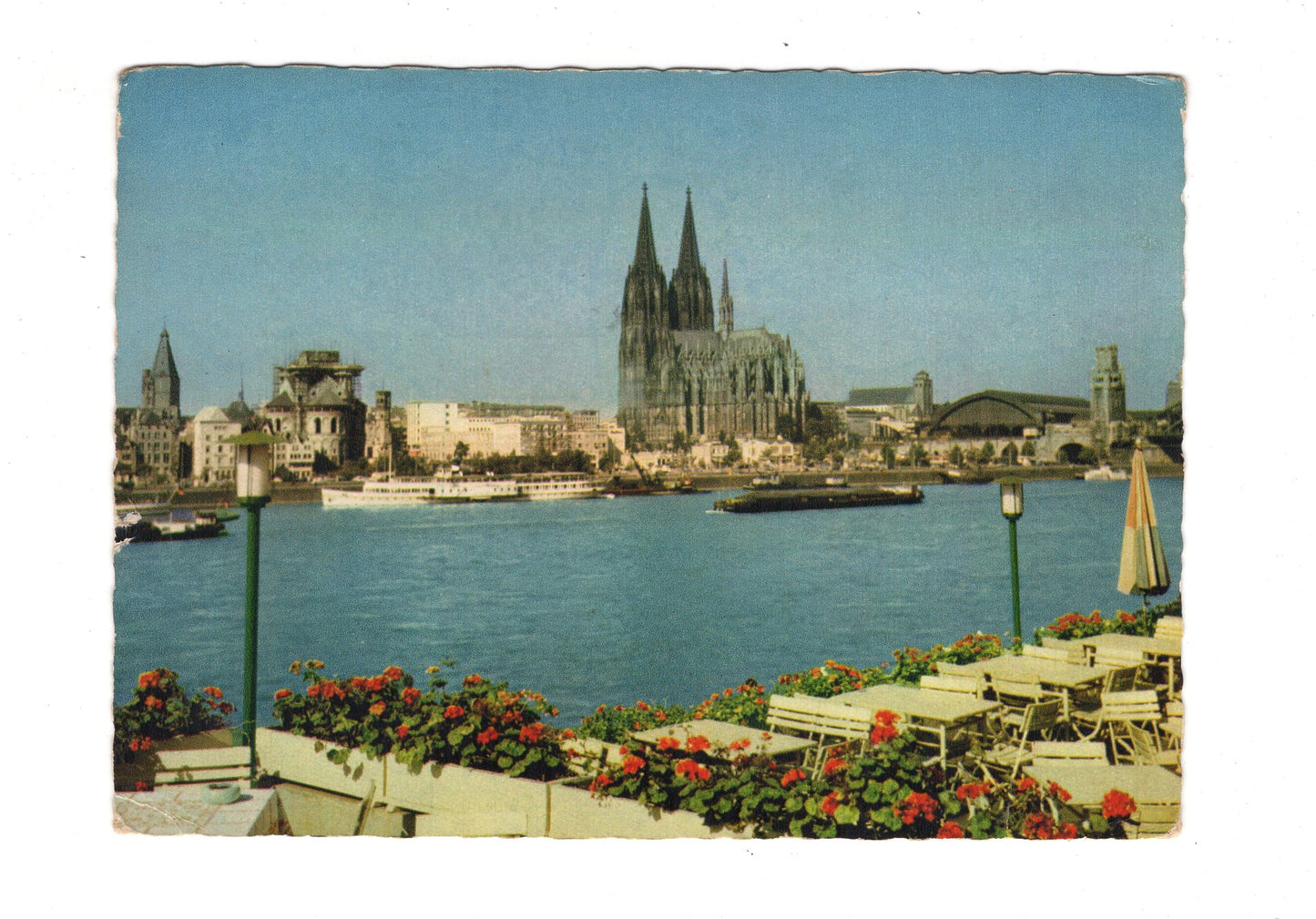 Ansichtskarte Köln am Rhein / Blick von der Sünner Terrasse / G1-58