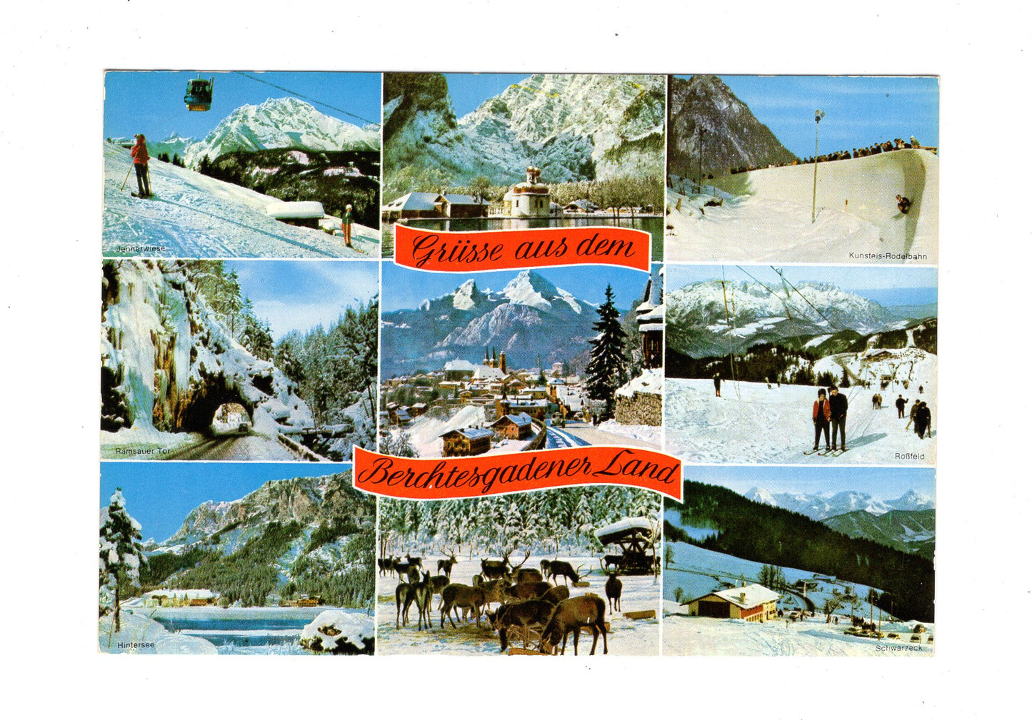 Ansichtskarte Berchtesgadener Land