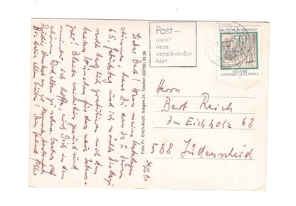 Ansichtskarte Siegen 21 / Stadtteil Geisweid