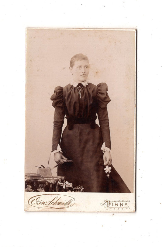 Fotografie Feine Dame - Pirna 1890er