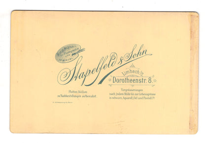 Fotografie Feine Dame - Limbach um 1890 / CAB W-22
