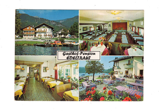 Ansichtskarte Gasthof-Pension Edeltraut / Walchensee / Oberbayern