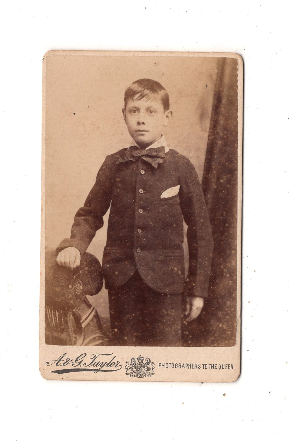 Fotografie Feiner Junge - London um 1880
