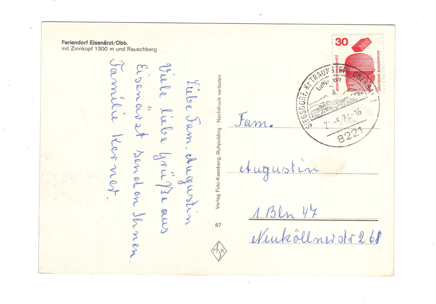 Ansichtskarte Eisenärzt / Oberbayern