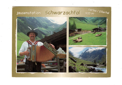 Ansichtskarte Jausenstation Schwarzachtal / Gerlos / Zillertal / Tirol / Österreich