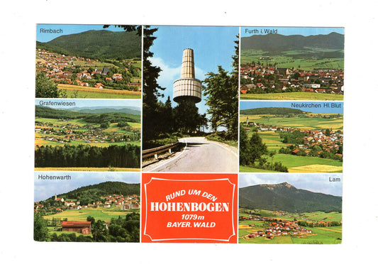 Ansichtskarte Rund um den Hohenbogen / Bayerischer Wald