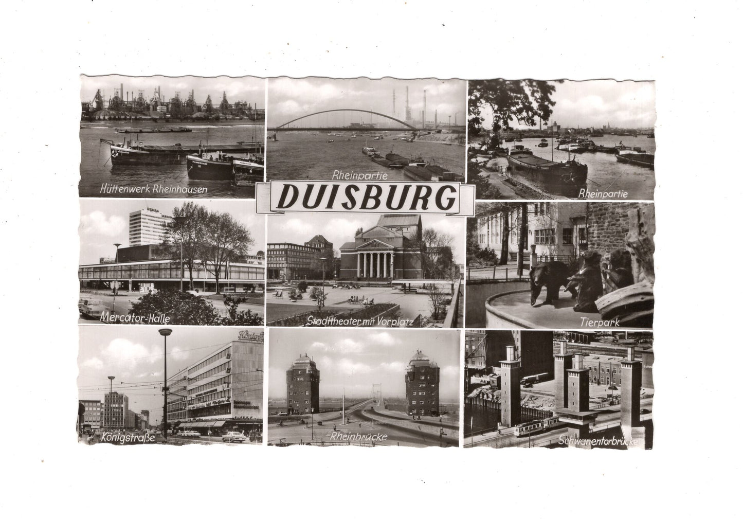 Ansichtskarte Duisburg / Hüttenwerk Rheinhausen +++ / M1-63