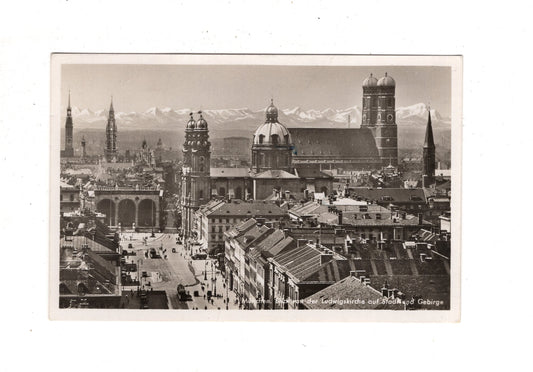 Ansichtskarte München / Blick von der Ludwigskirche / I1-67