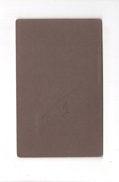 Fotografie Herrenportrait - unbekannter Ort 1920er / CDV C1-21