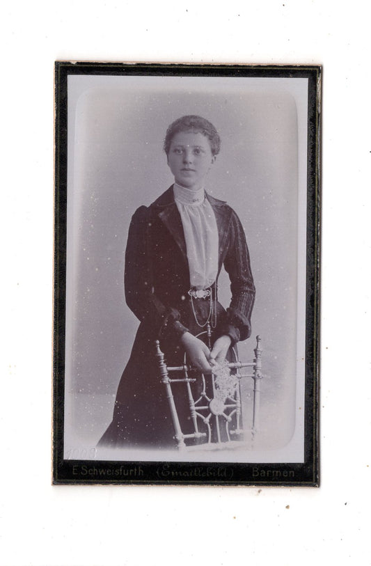 Fotografie Feine Dame - Barmen 1880er