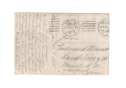 Ansichtskarte / Foto / Feldpost Soldatenportrait - Nürnberg 1915