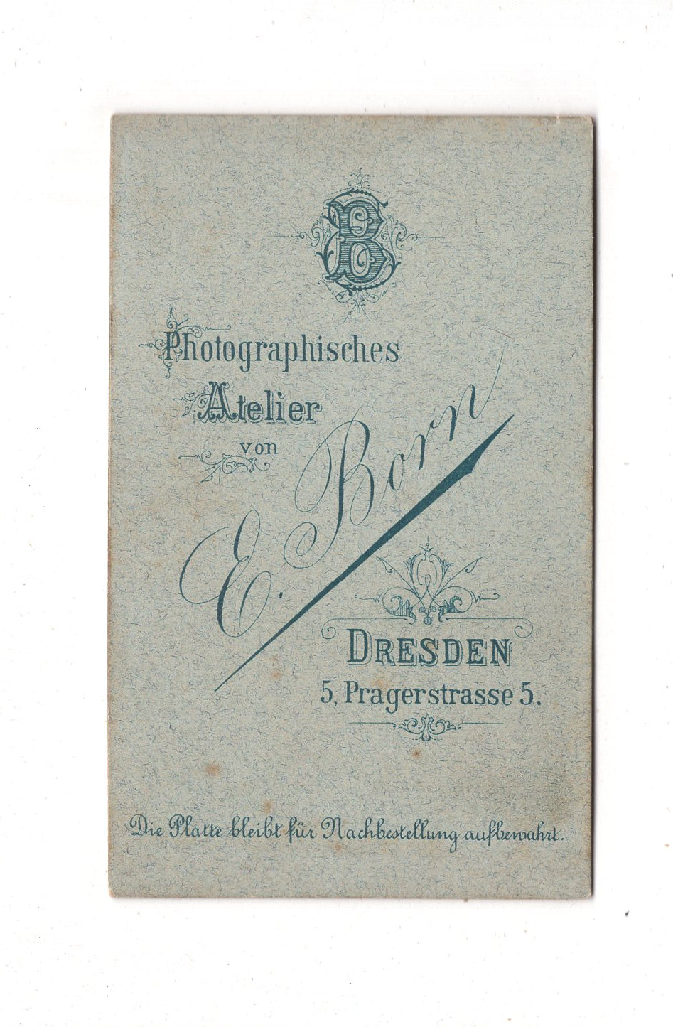 Fotografie Feine Dame - Dresden 1880er / CDV L1-24
