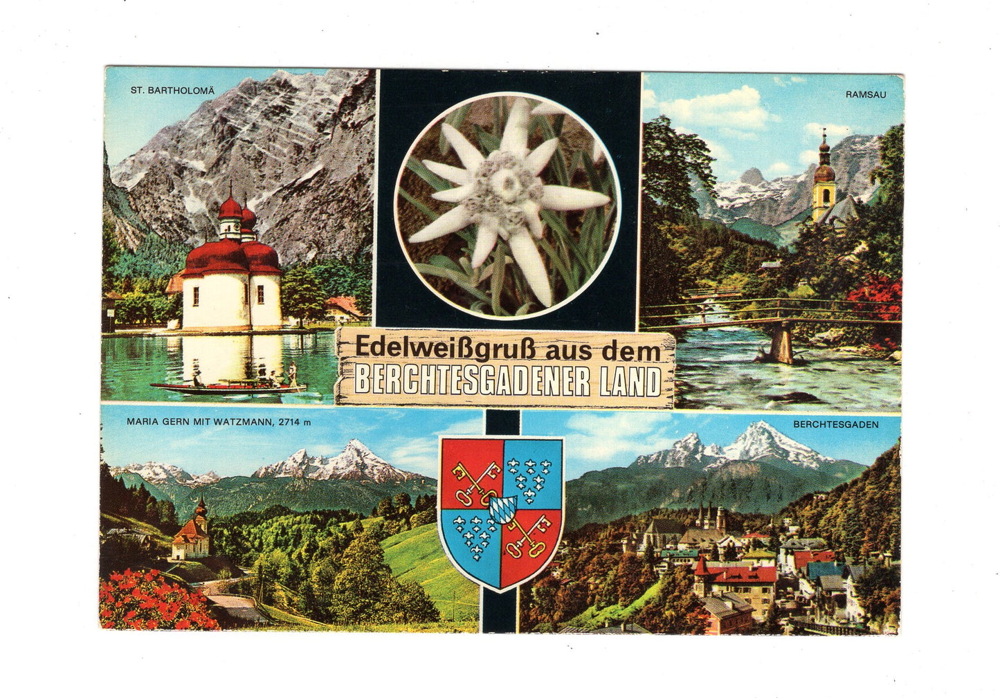 Ansichtskarte Berchtesgadener Land