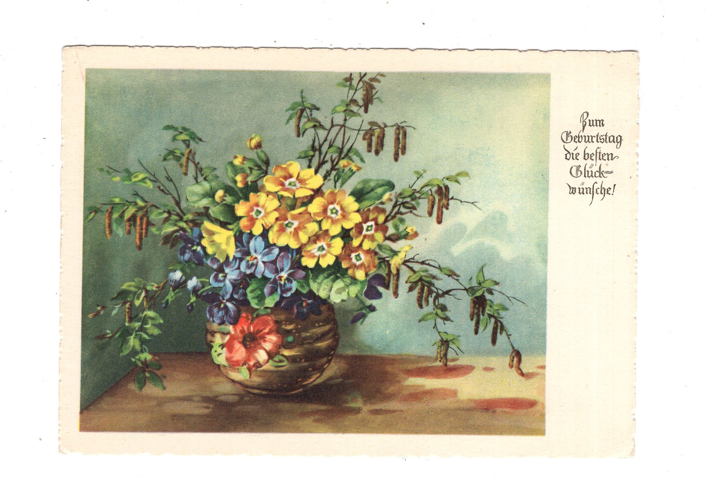 Ansichtskarte Glückwünsche / Glückwunsch zum Geburtstag / L1-56