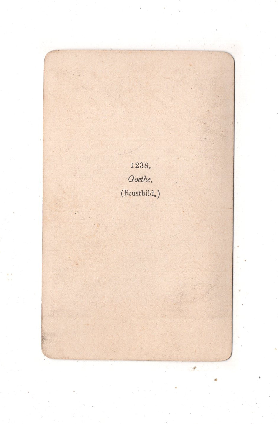 Fotografie Kunst / Johann Wolfgang von Goethe - 1870er