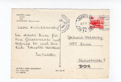 Ansichtskarte Budapest / Ungarn