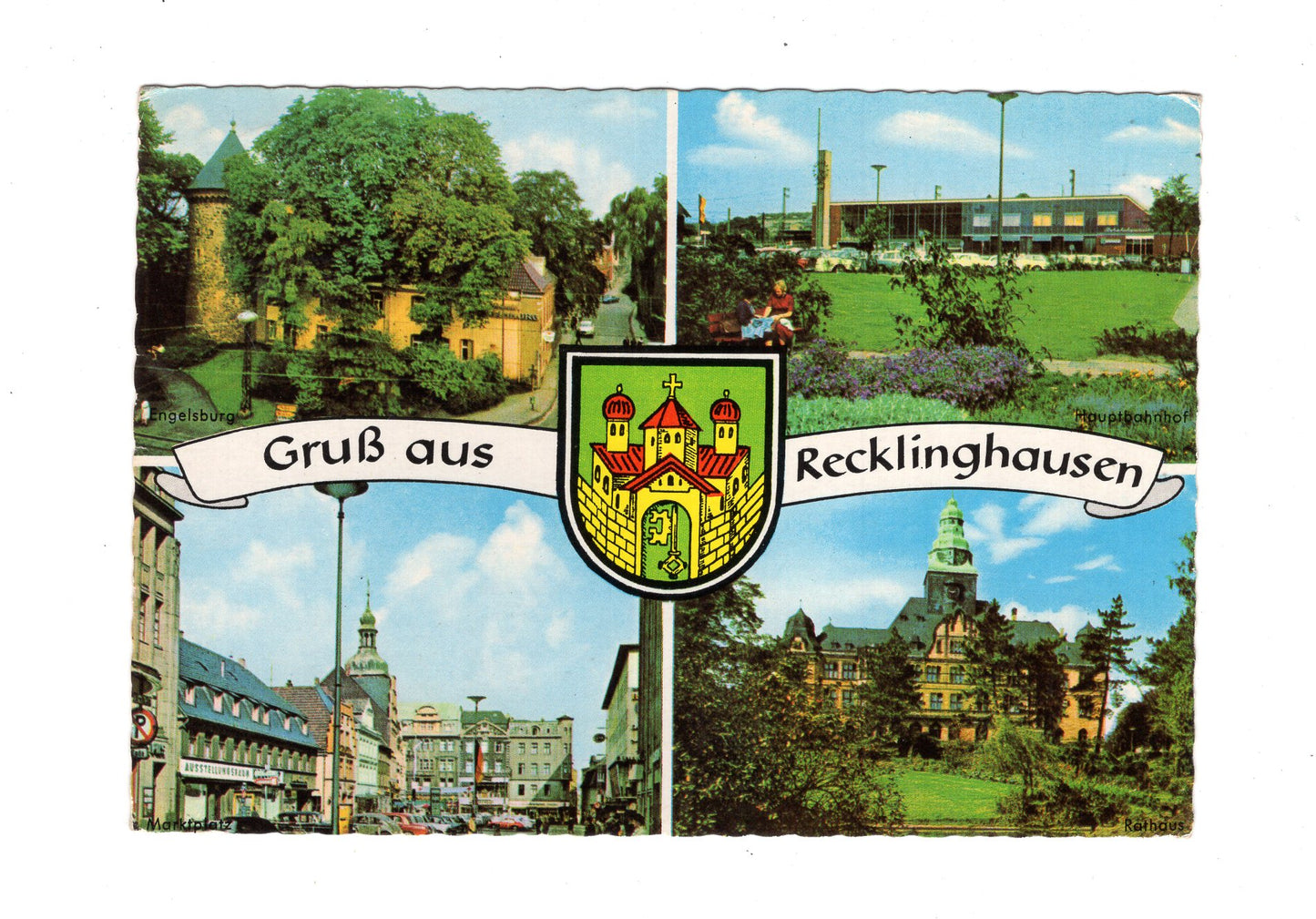 Ansichtskarte Recklinghausen / Engelsburg +++